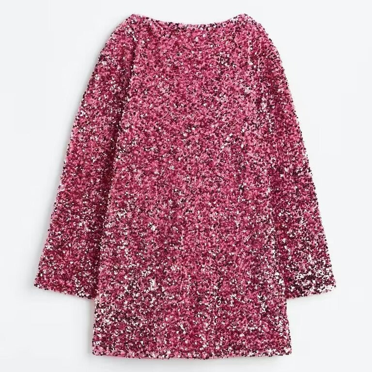 MAMA Sequined Tie-back Dress (Buy 2 Free Shipping)