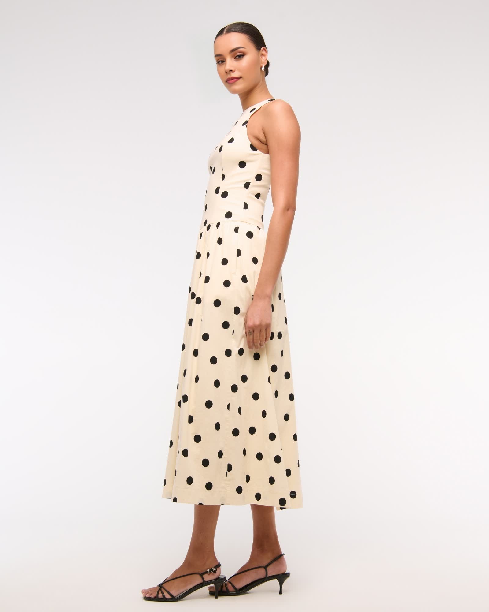 Drop-Waist Midi Dress (Buy 2 Free Shipping)