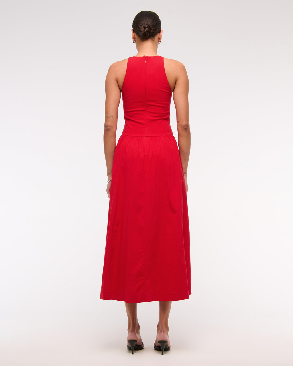 Drop-Waist Midi Dress (Buy 2 Free Shipping)