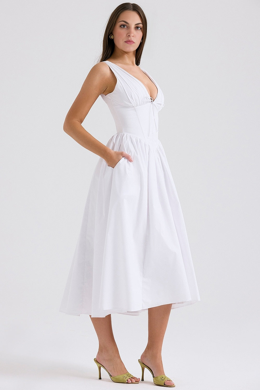 Emmelina Cotton Corset Sun Dress(BUY 2 FREE SHIPPING)