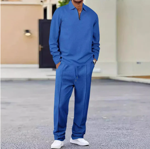 Men's waffle knit set
