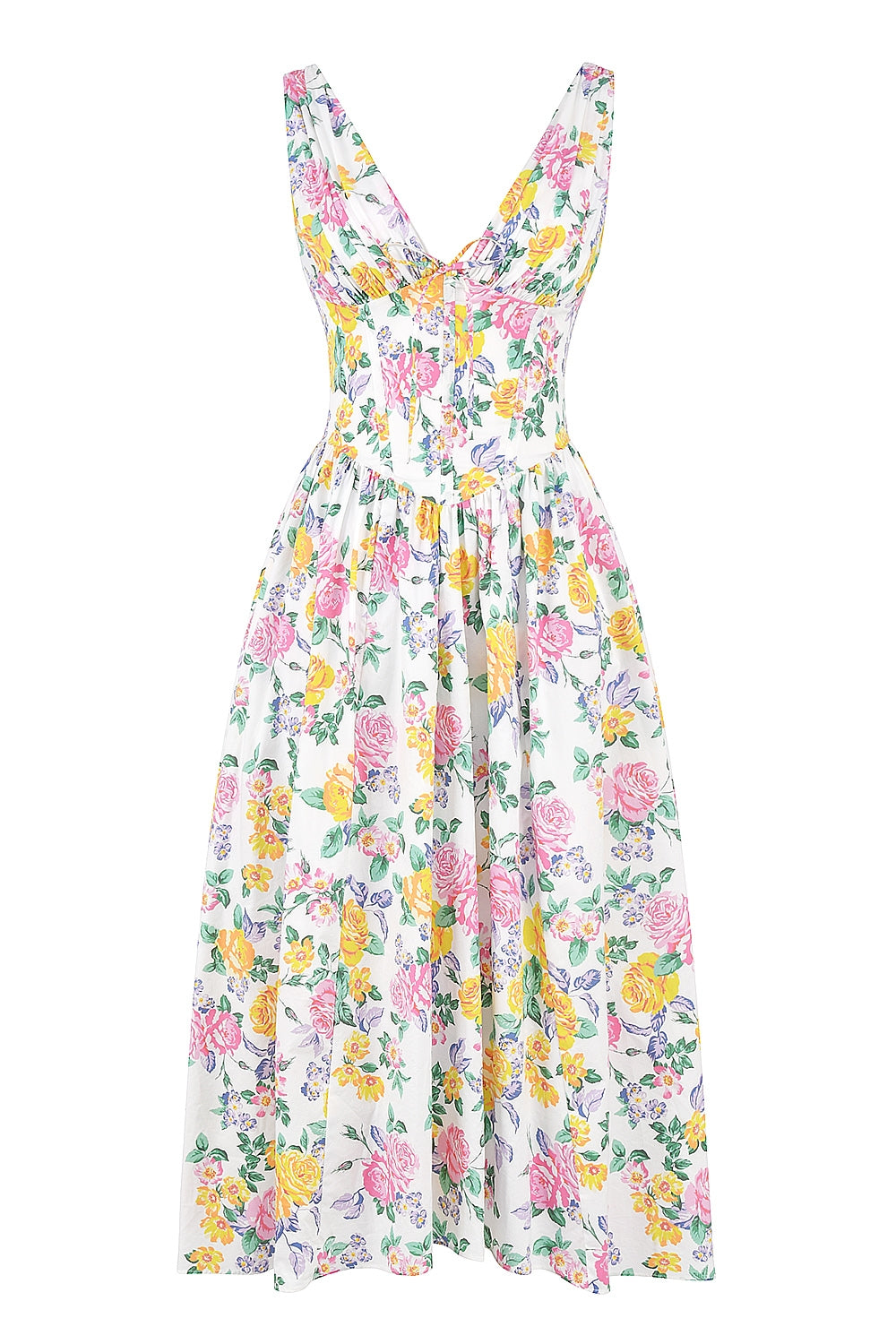 Emmelina Cotton Corset Sun Dress(BUY 2 FREE SHIPPING)